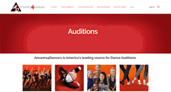 Desktop Screenshot of answers4dancers.com.vhost.zerolag.com