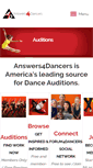 Mobile Screenshot of answers4dancers.com.vhost.zerolag.com